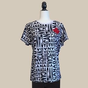 HBC Team Canada Typography Olympics T-Shirt